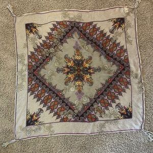 Johnny Was Silk Chiffon Scarf